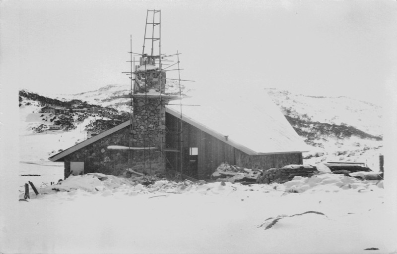Church Construction (Postcard), Date Unknown